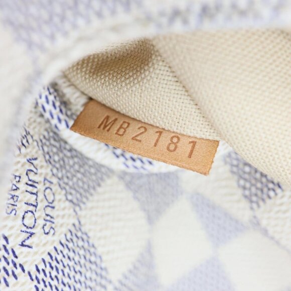 Louis Vuitton Totally MM Damier Azur Shoulder Bag White - Picture 14 of 14